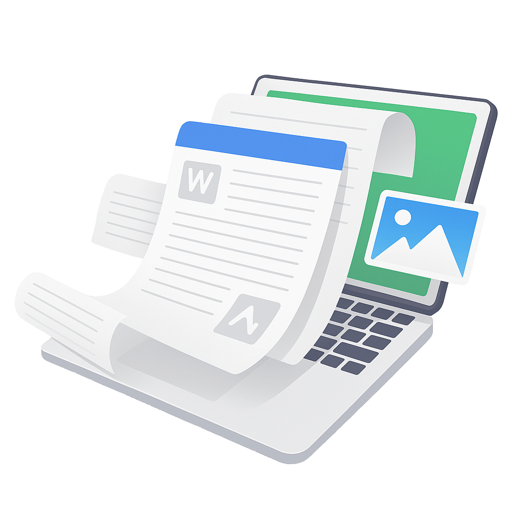 Illustration of PDF workflow